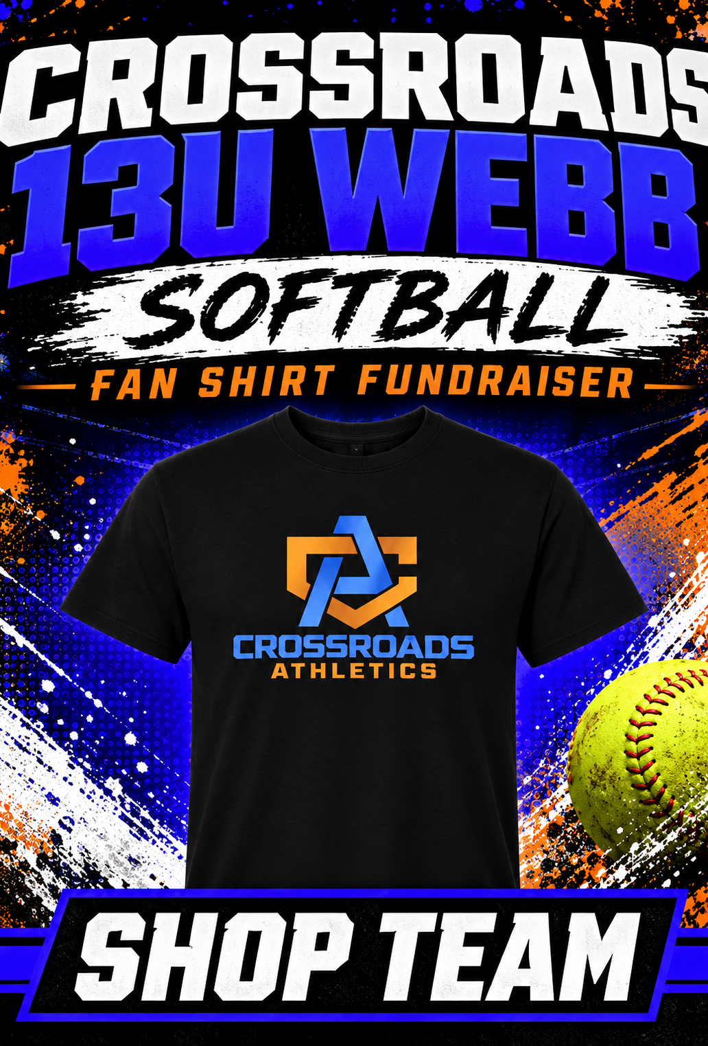13u Crossroads Webb Fan Shirts