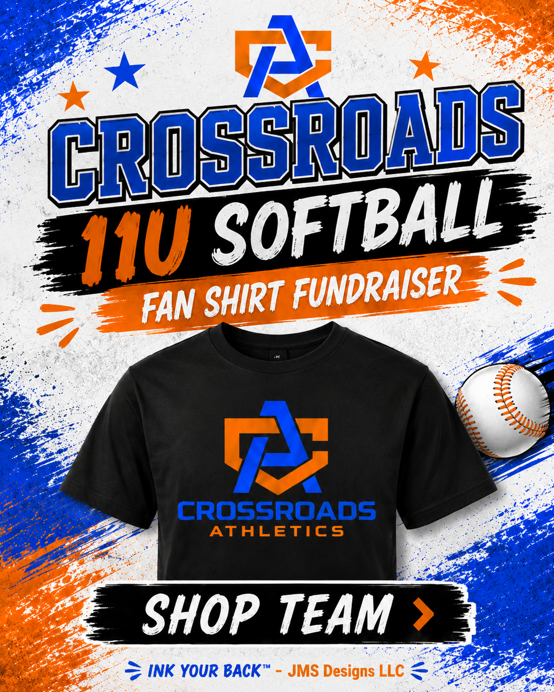 11U Crossroads Hartley Fan Shirts