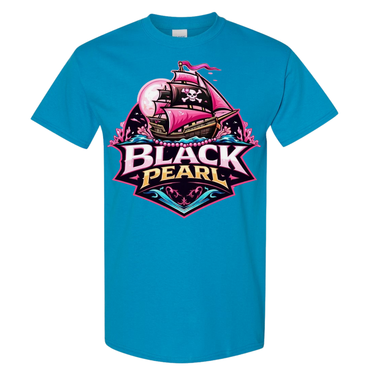 Front of Kady Enix #22 Black Pearl additional fan shirt